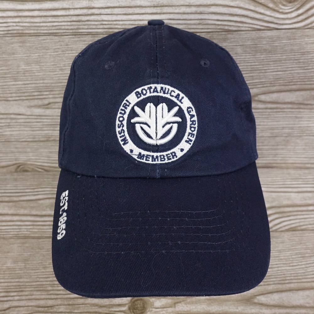 MISSOURI BOTANICAL GARDEN ST LOUIS BLUE BASEBALL HAT DAD CAP